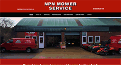 Desktop Screenshot of npnmowerservice.co.uk